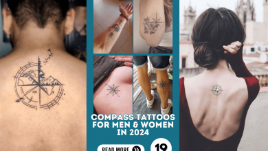 Compass Tattoo Trends for Men & Women in 2024