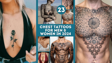 Chest Tattoo Inspirations for Men & Women in 2024