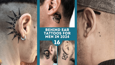 Behind Ear Tattoo for Men: Trends in 2024